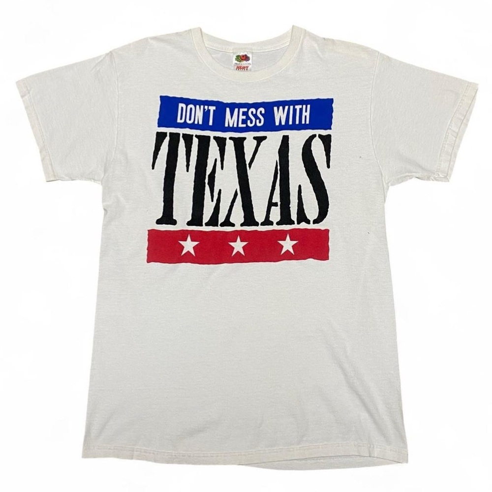 Y2K Don’t mess with Texas graphic White Tshirt‎